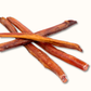 Close-up of natural beef bully sticks for dogs – long-lasting single-ingredient chew treats