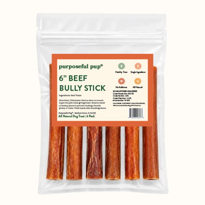 European 6" Bully Sticks