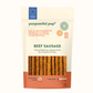 Beef Sausage 10 Pack – natural single-ingredient beef dog treats, European grade | Purposeful Pup