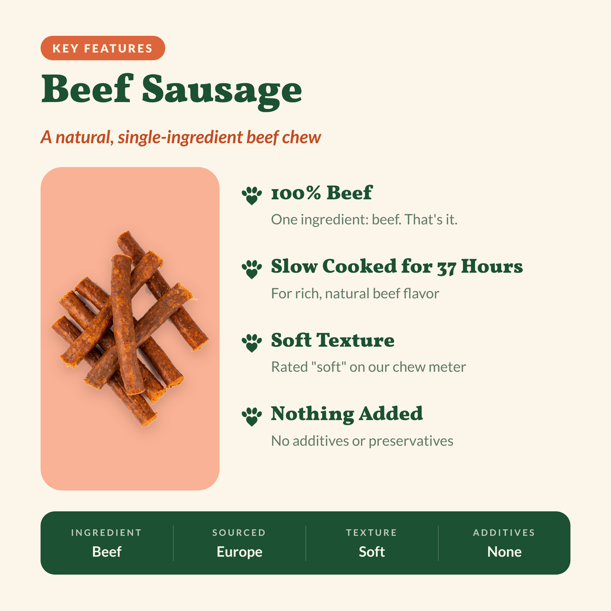 Beef Sausage 10 Pack