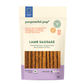 Lamb Sausage 10 Pack – single-ingredient European lamb sausage treats for dogs with allergies